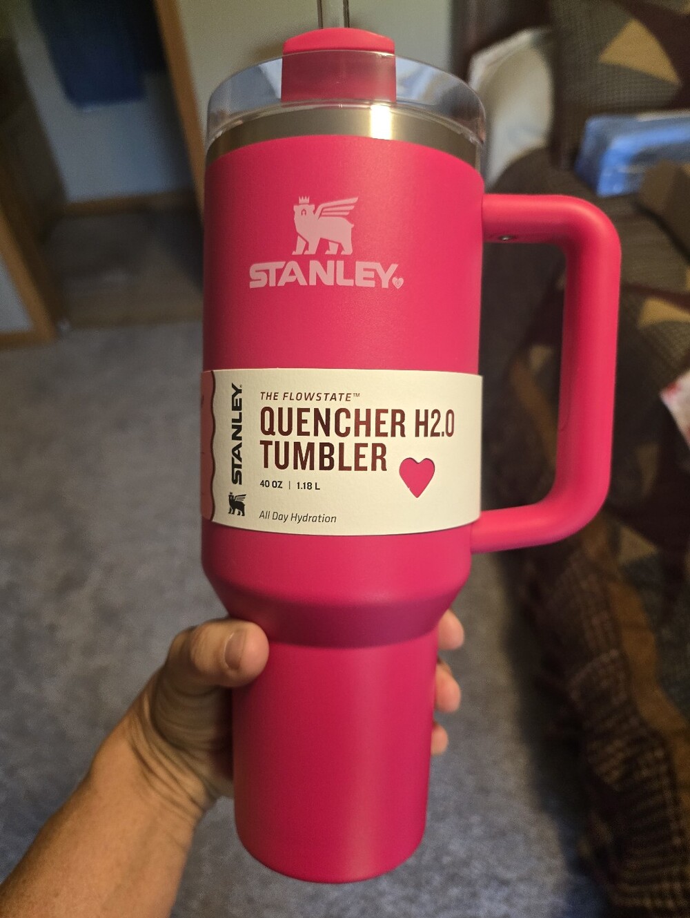 Stanley 40 Oz Pink Valentine Quencher From Target New